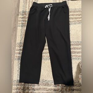 TWO PAIRS Black Figs High Waisted Livingston Scrub Pant